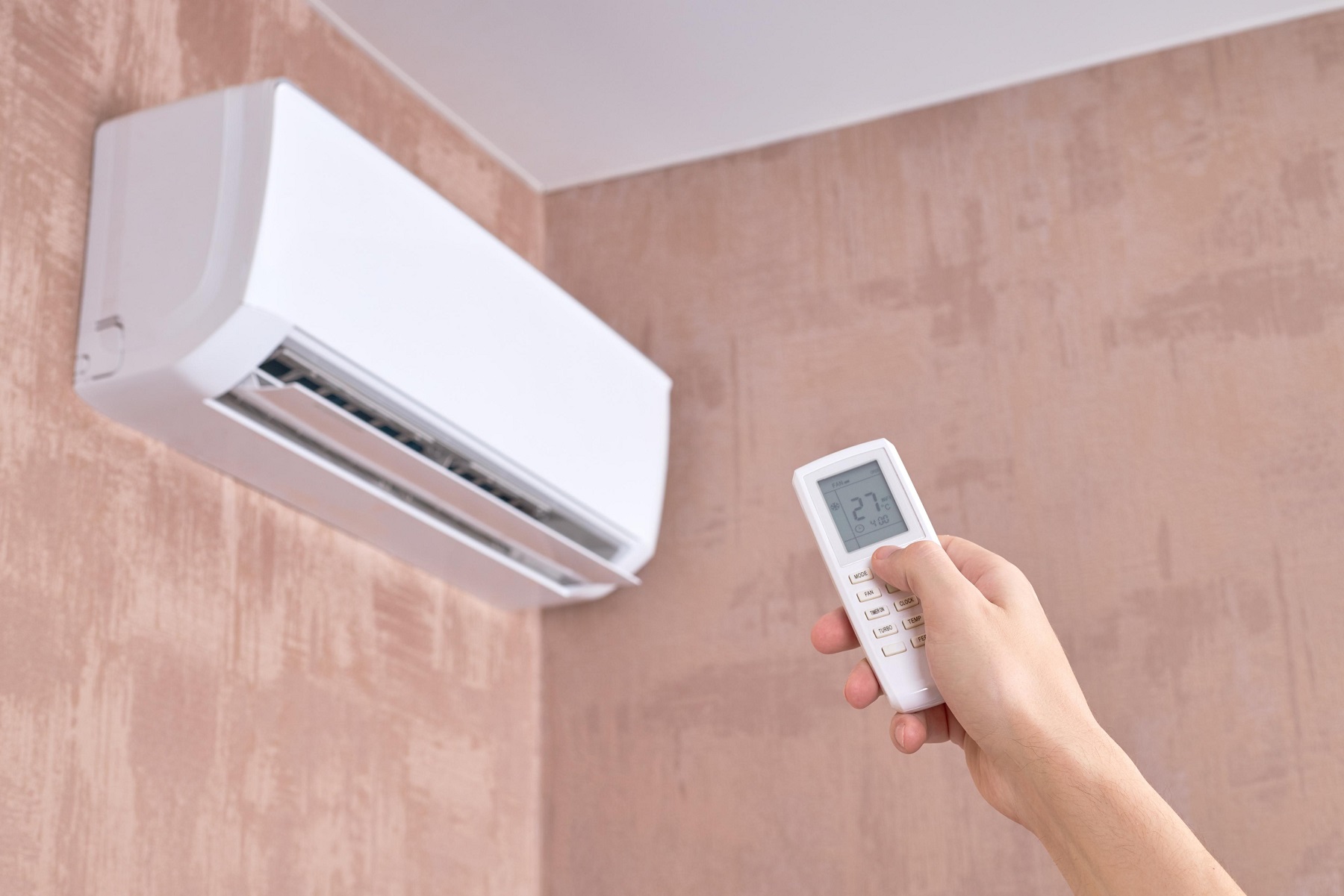 Fujitsu ductless air conditioning unit installed on a Long Island home